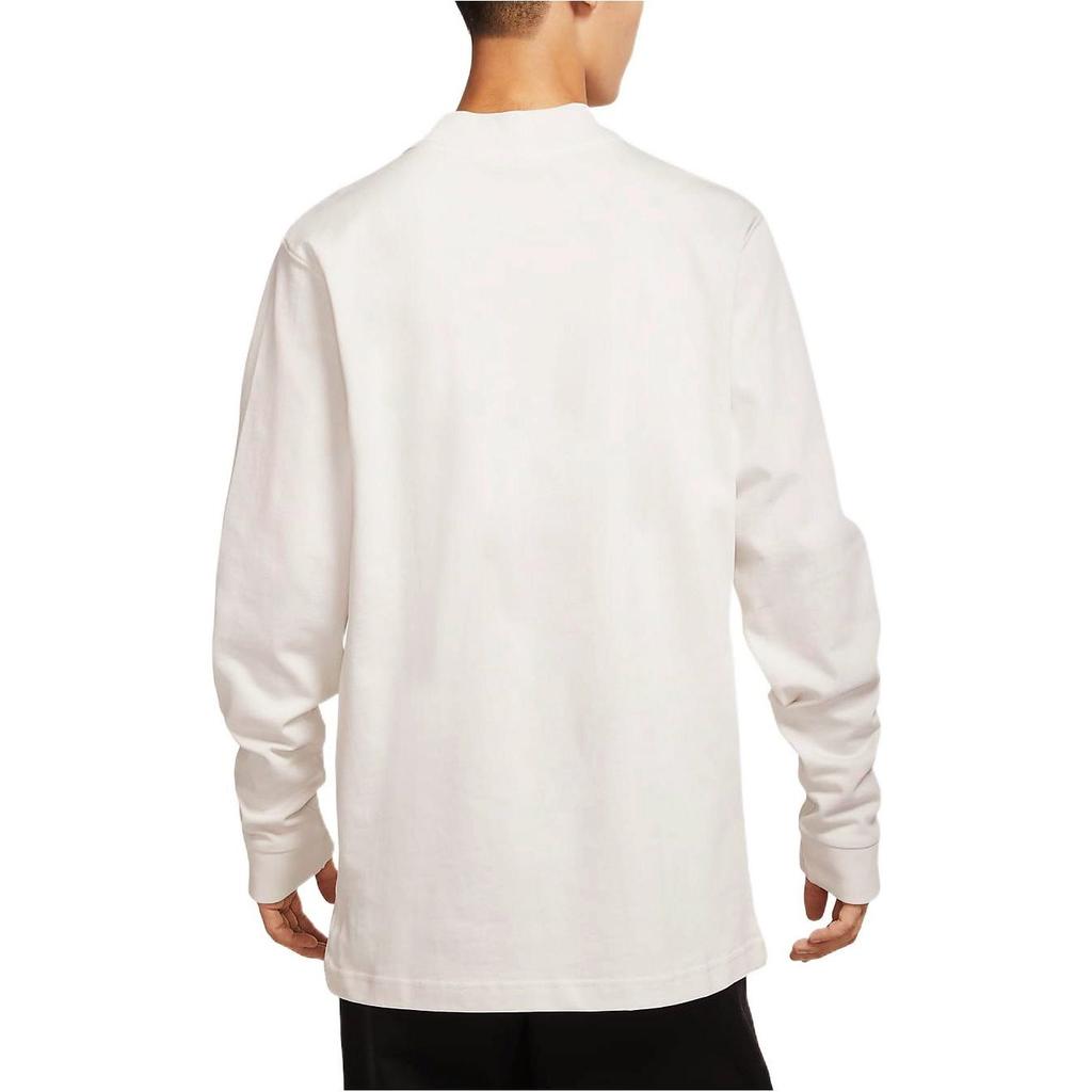 Nike T Shirts Men's White Crew Neck Moderate Straight Fit DX5869-030