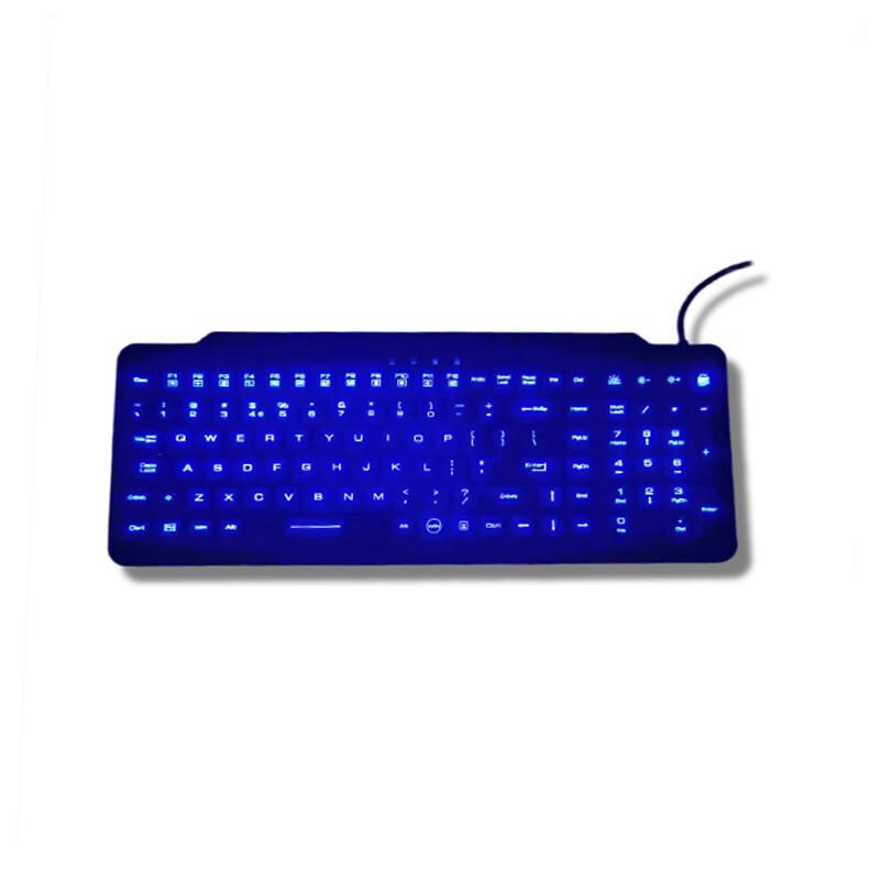 OLOEY 106 IP68 Waterproof Industrial Silicone Keyboard