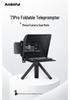 Ambitful Zhi Jie T1 Pro Foldable Teleprompter for Mobile Phones, Tablets, and Live Broadcasts