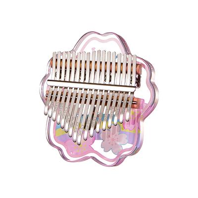 Kalimba Mini Thumb Piano 17 Keys Portable Musical Instrument Cartoon Cute Kalimba Thumb Piano Music