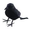Halloween Corvo Nero Puntelli Realistico Corvo Spettrale Piumato Corvi Decorazione Casa