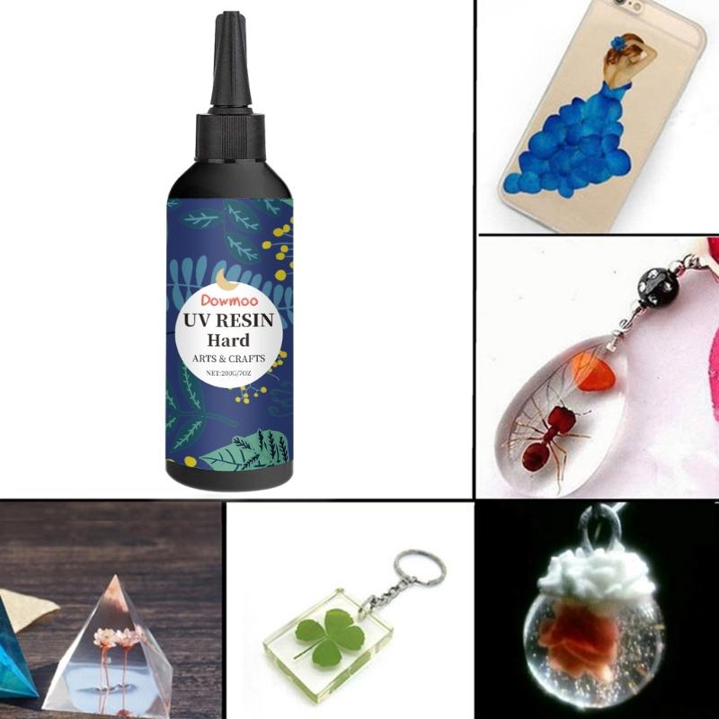 30/100/200g Ultraviolet Fast Curing Resin Jewelry Making Cure Sunlight Crafts Transparent UV Resin Hard Casting Coating