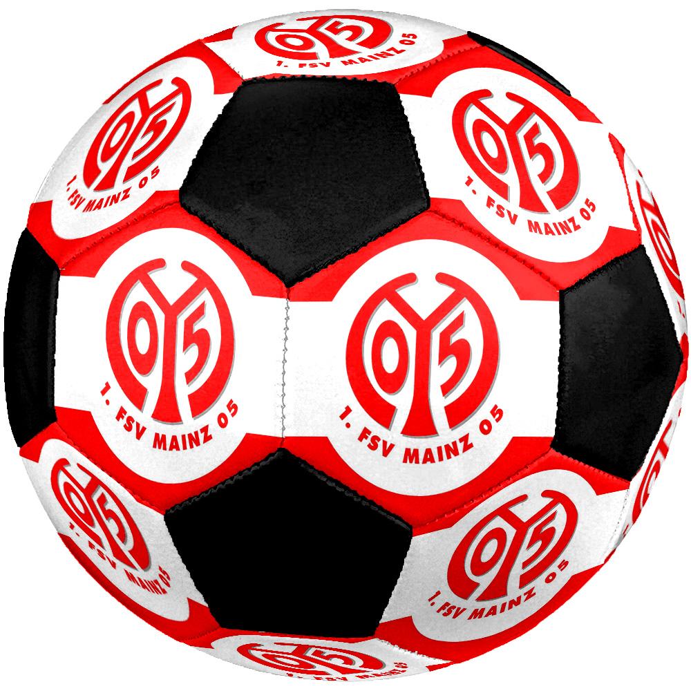 FSV Mainz 05 Soccer Ball Colorful All Ages Machine Stitched PVC Competition Ready Durable High-Bounce.SIZE5