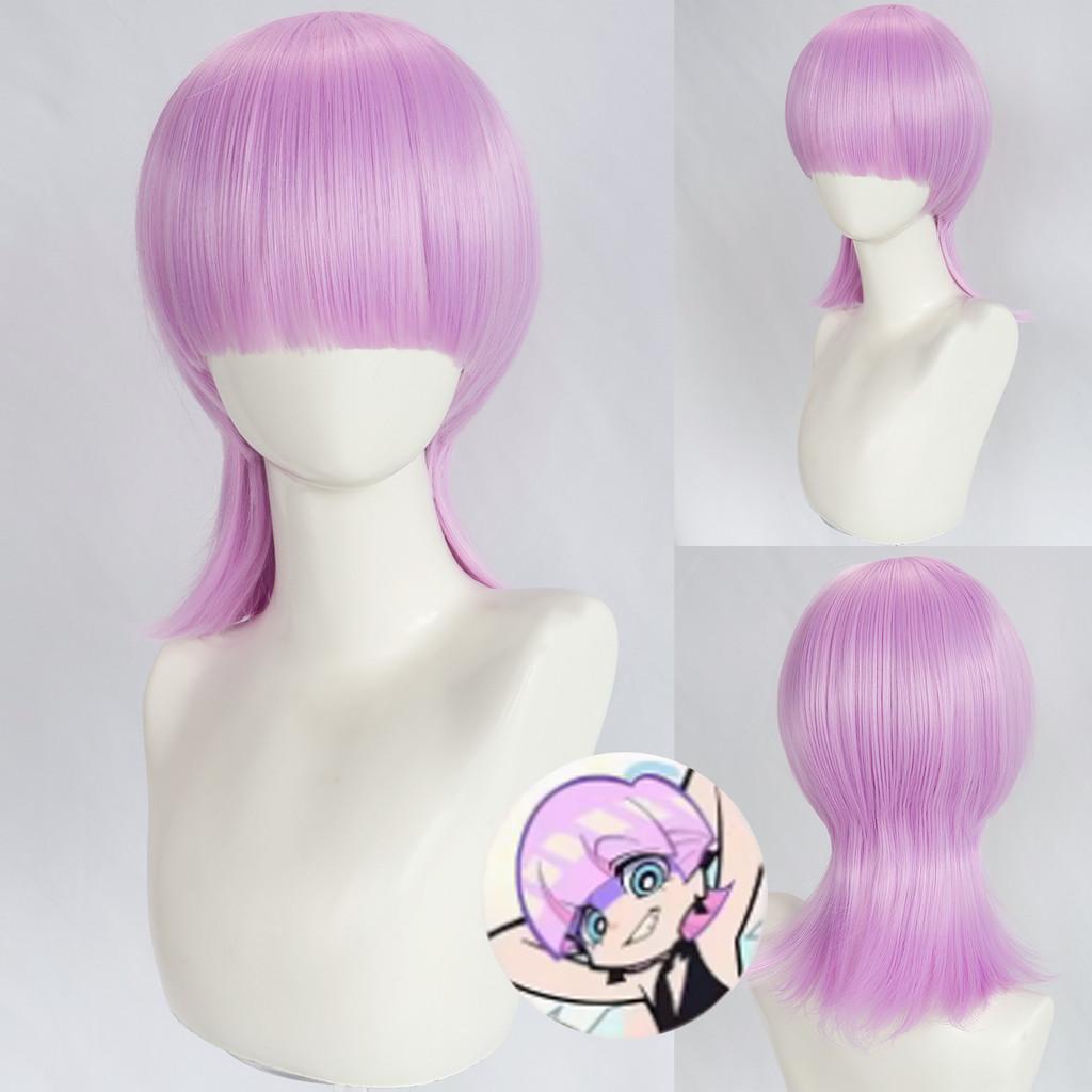 Panty Stocking With Garterbelt Cosplay Wig Hightemperature Silk For Costume Scene Use