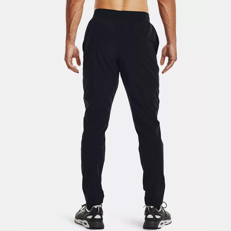 Under Armour Stretch Woven Training Pants Men Bottoms Black 1366215-001