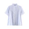 European and American Style, New Women's Clothing, Foreign Style, Small Fresh Lace Sweet Wind Short-sleeved Shirt