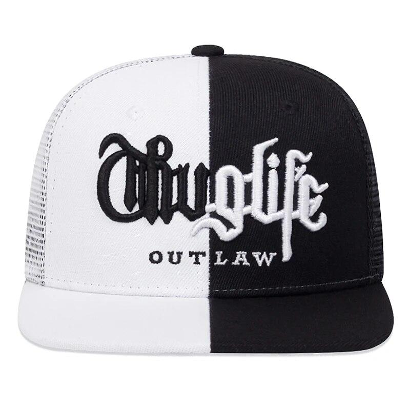 

1 Pcs Fashion Fastball CAP Thuglife Embroidery Hiphop Baseball Cap Snapback Hat Adult Outdoor Casual Sun Casual Bone Adjustable