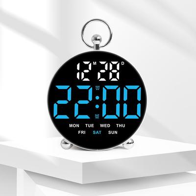 Neue elektronische Uhr Multifunktionsuhr Kreative Uhr Studenten-Desktop-Digitaluhr Stecker-Wecker