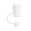1PC Creative Reusable Silicone Straw Plug Splash Proof Drinking Dust Cap Dust-proof Straw Tips Cover Cup Accessory Kitchen Tool