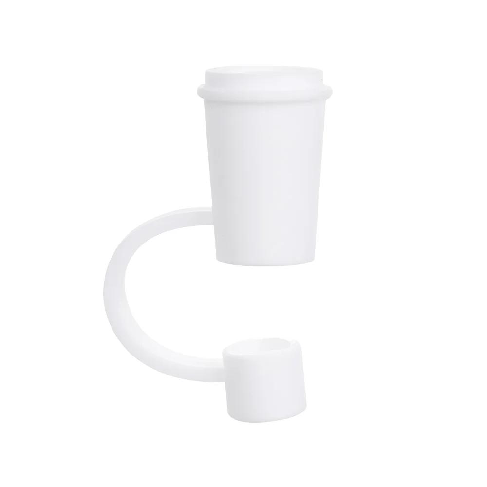 1PC Creative Reusable Silicone Straw Plug Splash Proof Drinking Dust Cap Dust-proof Straw Tips Cover Cup Accessory Kitchen Tool
