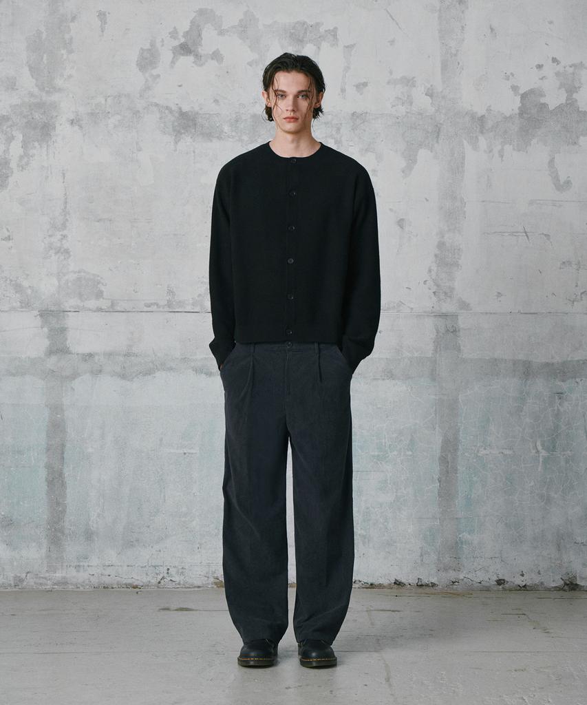 GLW Comfort Elastic Corduroy Pants Navy