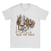 Unisex Dames Grafisch Bedrukt Walk Peace 2026 Wereldvrede Monniken Aloka Hond T-shirt Tee 100% Katoen T-shirts Kleding
