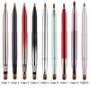 Portable Dustproof Make Up Tool Double Head Retractable Lip Gloss Wands Lipstick Applicators Lip Brush Cosmetic Brush