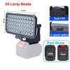 3/4/5/8in LED Work Light Adjustable High Brightness Outdoor Searchlight Universal Portable Work Lights
