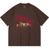 230 Gsm 100% Cotton Heavy Metal T-Shirt  Rock Band Popular Music Print Unisex Heavy Cotton T Shirt