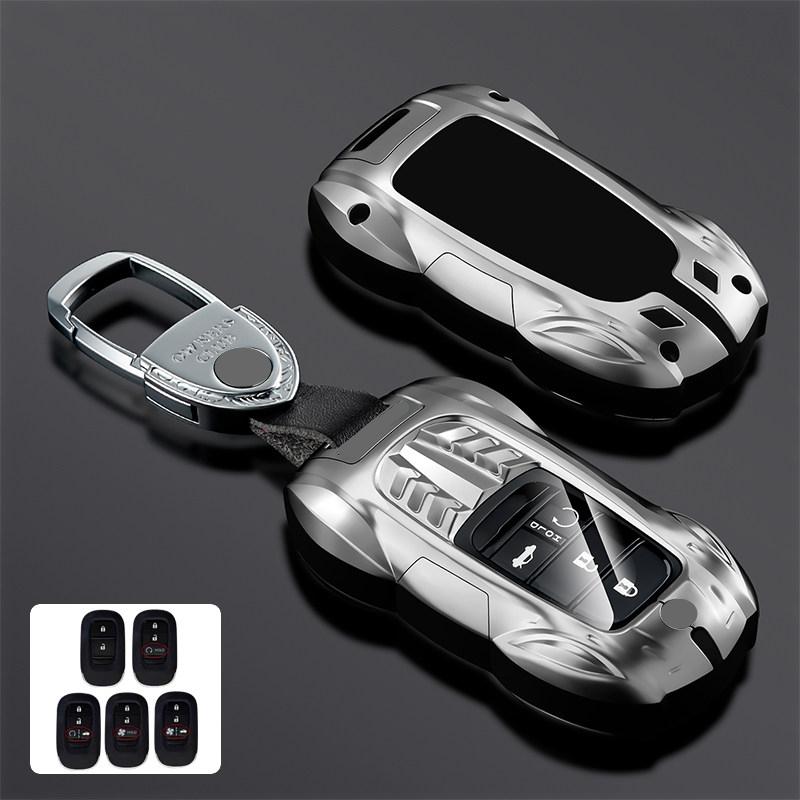 

Metal Car Remote Key Cover Case Holder shell Keychain Fob For Honda New Accord 11th Gen Civic Odyssey CRV ZRV XRV HRV e:NS1 Jazz