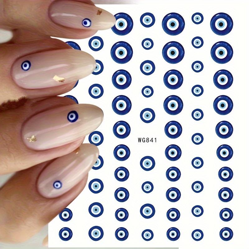 1 Sheet Design Nail Art Stickers, Self Adhesive Nail Art Decals For Nail Art Decoration, Nail Art Supplies For Women
