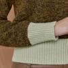Color Matching Round Neck Crop Knit Zc11qk058on