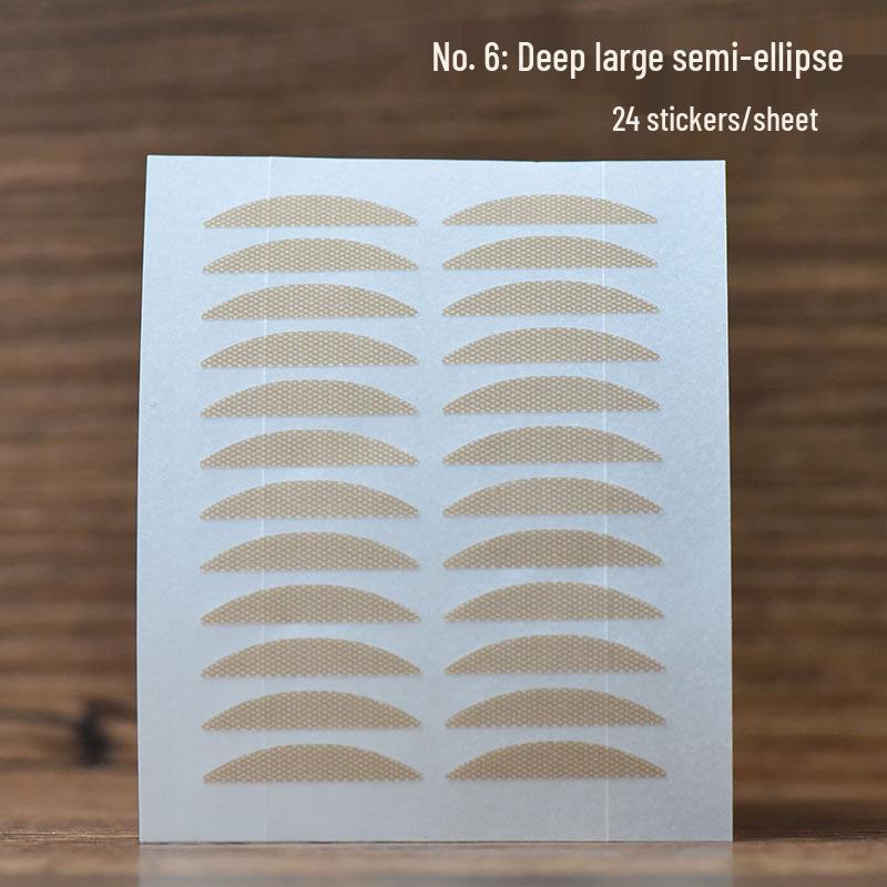9 Pairs Skin-Toned Mixed Eyelid Tapes for Invisible Double Eyelid Support and Swollen Eye Adjustment