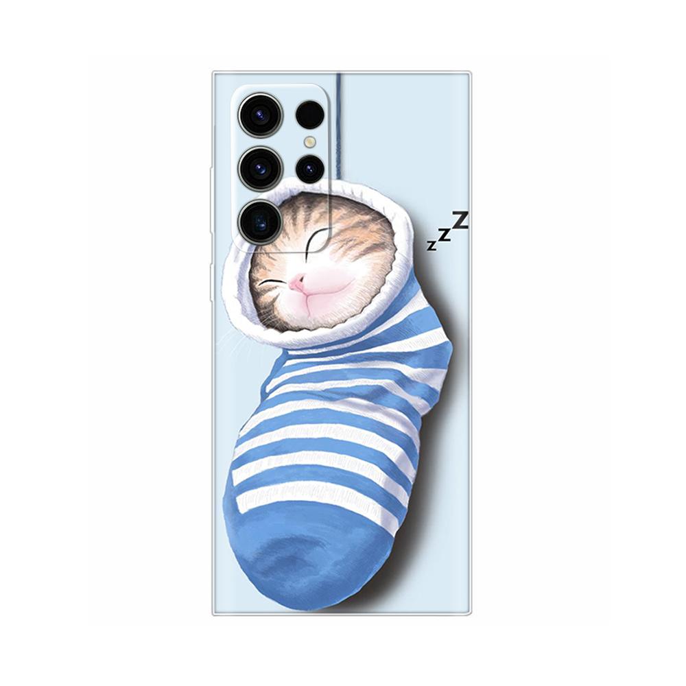 S24Ultra Phone Case for Samsung Galaxy S24 Ultra Soft Clear TPU Cases for Galaxy S24 S 24 S24 Plus S24+ Capa Shockproof Cover