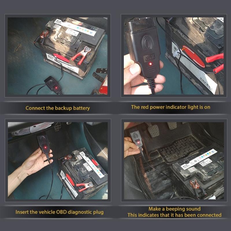 12V Automotive Memory Protectors Tool Voltage Current Prevents Electronic Resets For Car Battery Maintenance