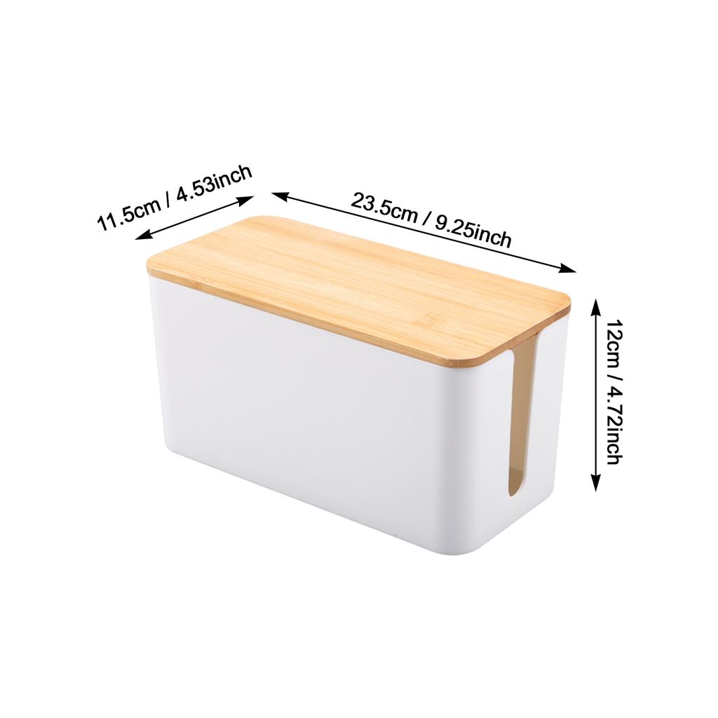 Cable Storage Box Power Board Wire Organizer Socket Strip Wire Case Computer Socket Organizer Home Cord Safety Storage Box