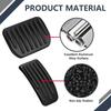 ASUBHA Foot Pedal Pads Set, Car Pedal Covers, Auto Aluminum Pedal Covers, Non-Slip Performance Aluminum Car Accessories Brake & Accelerator Pedal