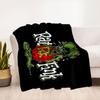 Rat Fink Classic T-Shirt - GreenBlanket Flannel Throw Blanket for Sofa, Bed, Travel, Camping, Office, Couch, Chair, And Bed Gift for Christm