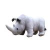 Peluche di Rinoceronte Realistico Giocattolo Imbottito Rinoceronti Africani Realistici Animali Selvatici Bambola Giocattoli per Bambini Bambini Regalo di Natale Decorazione