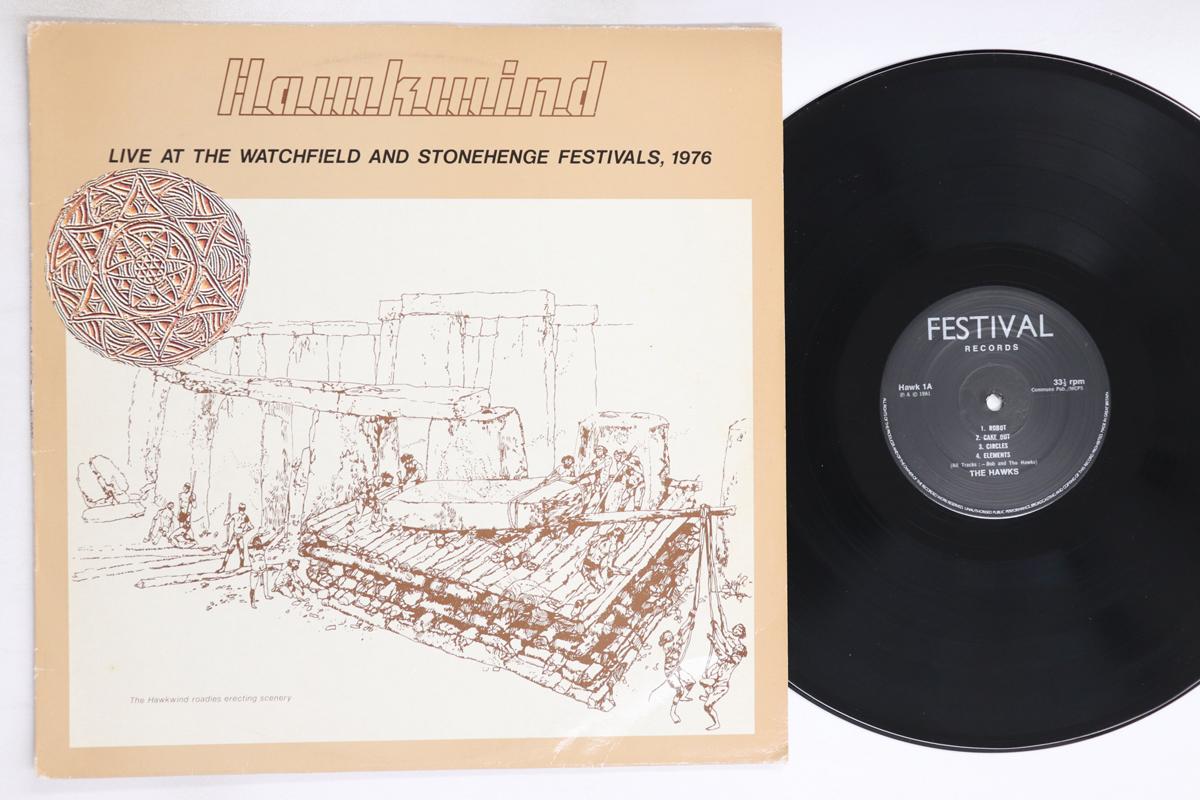 

LP Record HAWKWIND - Live At The Watchfield And Stonehen HAWK1 FESTIVAL 1981 UK Rock Used