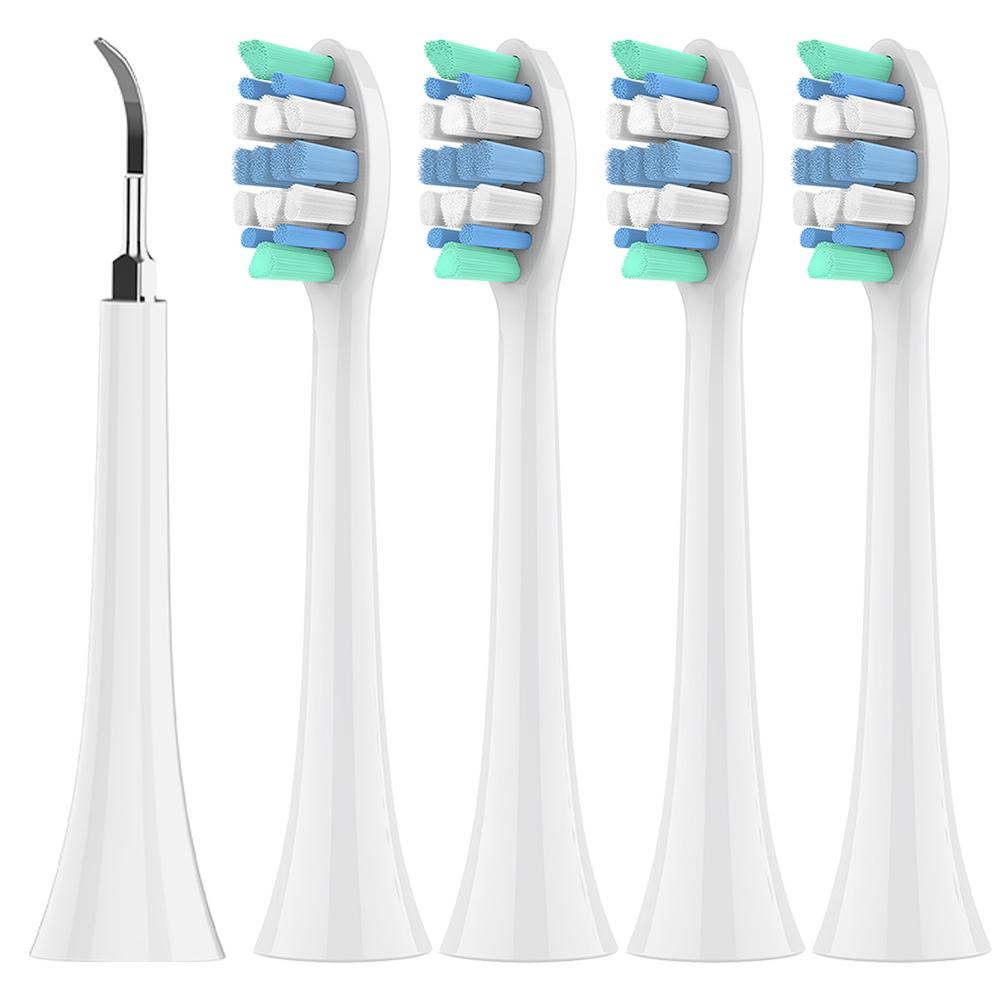 

Compatible with Philips Sonicare Electric Toothbrush 4 Pcs Sonic Replacement Brush Heads and Multifunctional Toothbrushes Head