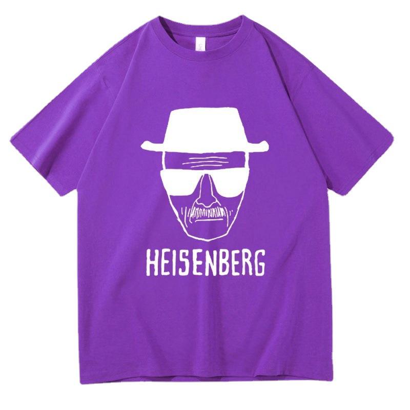 Breaking Bad Black & White Streetwear Pullover T-shirt - Summer Hip Hop Short Sleeve