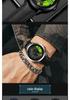 Sanda Cool Men's 3D Hollow Car Wheel Leather Strap Quartz Watch