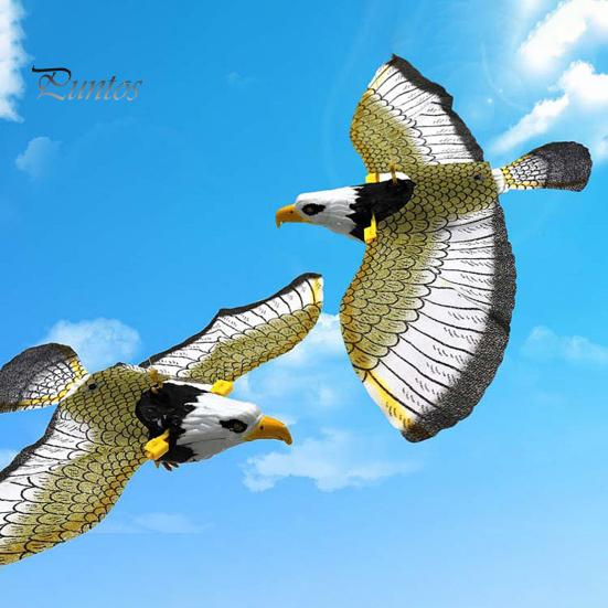 Simulation Bird Cat Toy Electric Hanging Flying Eagle/Parrot Toy Interactive Door Ceiling Swinging Animal Cat Teasering Toy for Indoor Cats