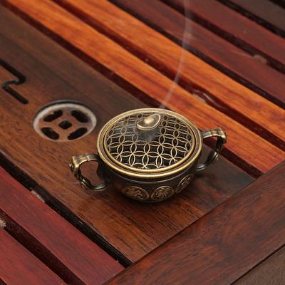 Vintage Incense Burner Mini Incense Burner Treasure Pot Sandalwood Incense Burner Home Decoration Ornament Ornament