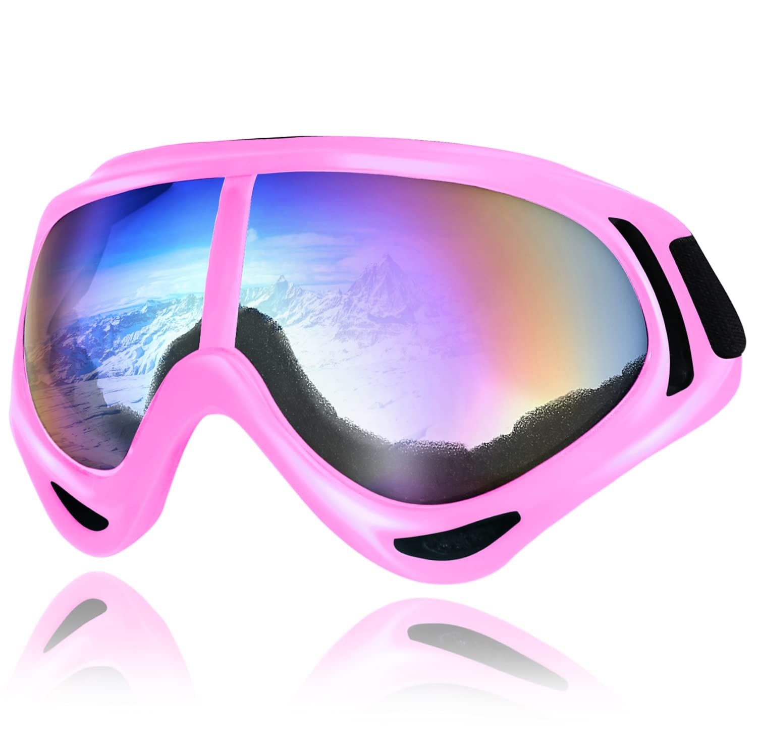 

Тактические лыжные зимние мотоциклетные очки для рабочего дня [Catsobat] Очки, очки, очки, [30 Гарантия производителя] (розовый)