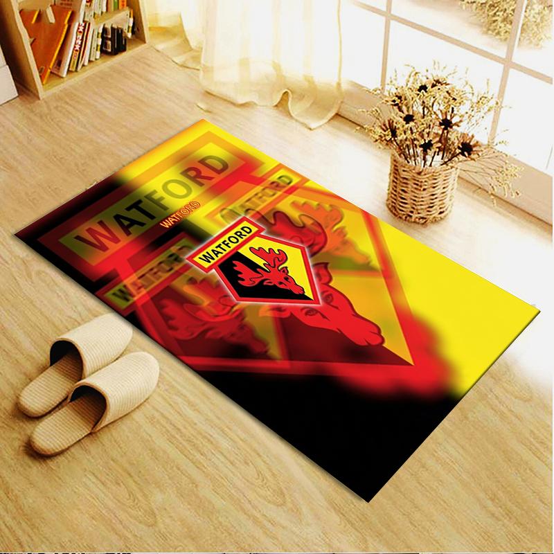 Watford FC Carpet Rug for Living Room Bedroom Home Sofa Decoration,Kids play Non-slip Floor Mat