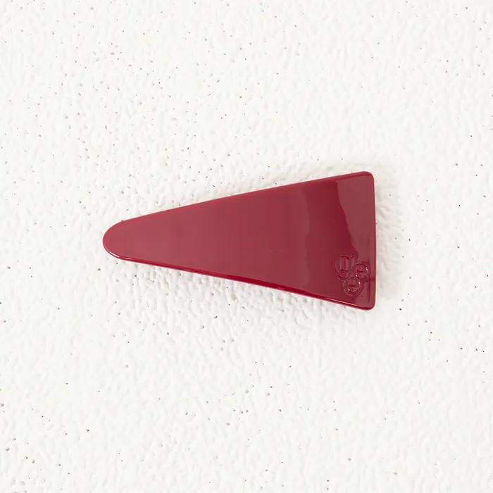 Triangle Hair Pin - Red Wine