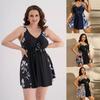 New Personalized Printing Fashion Large Size Plus Fat Plus Women's Split Tankini Swimsuit
