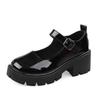 Summer large size new Mary Jane women's shoes thick heel platform jk uniform single shoes high heels women's retro British
