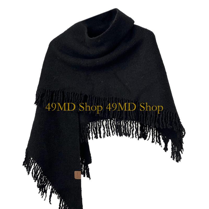 49MD Simple Styles Neckerchief Office Wear Scarf Travel Friendly Outdoor Scarf for Outdoor Adventures and Daily Use