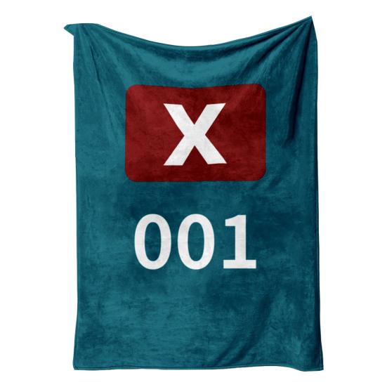 

Плед Серии Кальмар Корейская Игра Фланелевый Плед Теплый Плюшевый Плед для Дивана Дома Спальни Гостиной 100cm F