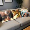 Volleyball Japanese Anime Manga Haikyuu Pillow Case Square Pillow Bedroom Sofa Leisure Comfort Cushion Car Home Decoration