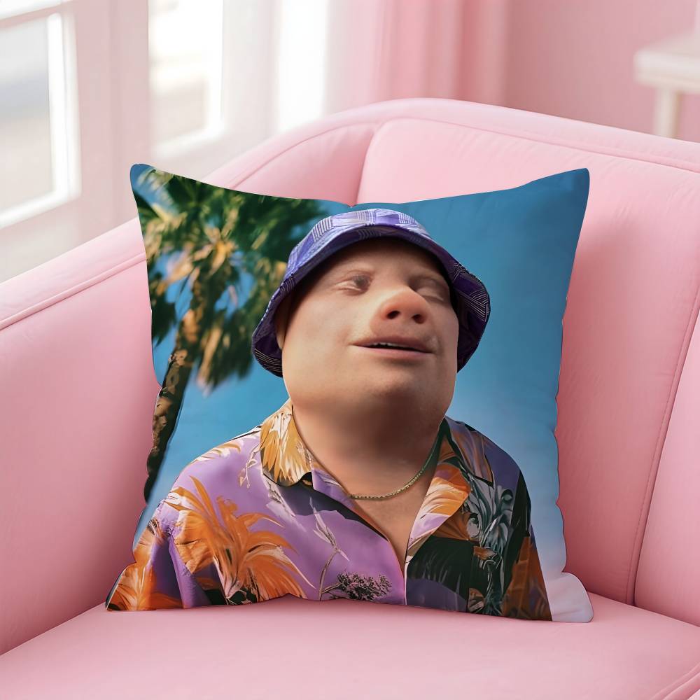 John Pork Dzwoni Poszewka na poduszkę Komfort Sofa rozkładana Jedwabiście elegancka Niewidoczny zamek Niestandardowa Dekoracyjna poszewka na poduszkę