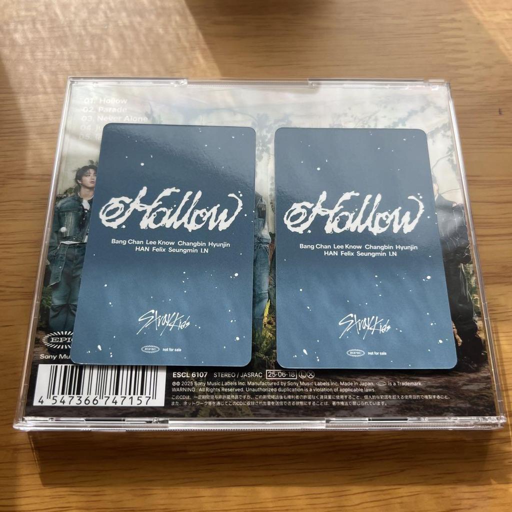 [USED] straykids hollow venue limited 5/18 trading card Reno with CD