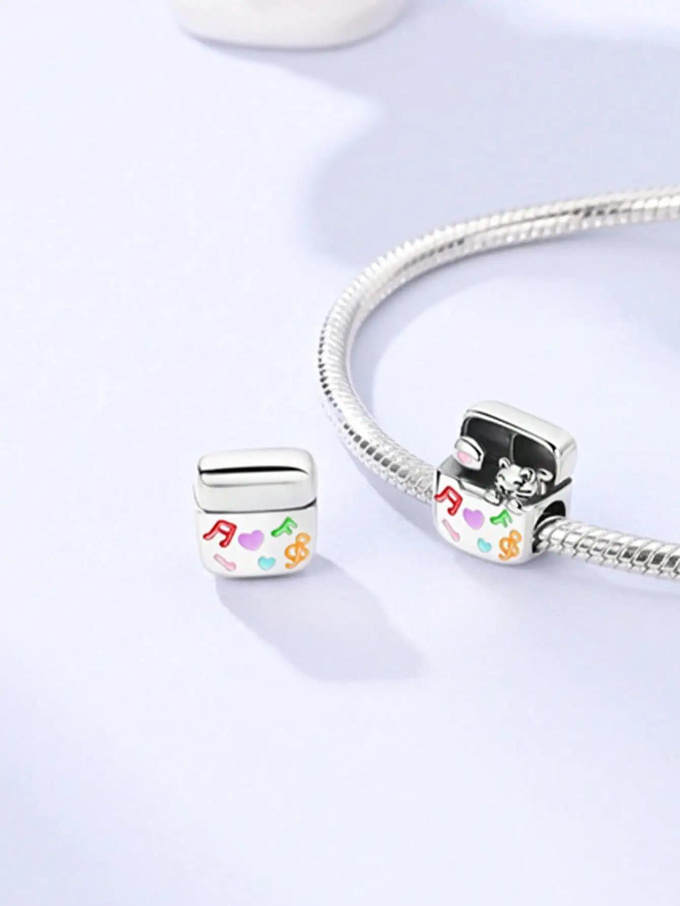 

copper Plated Authentic Charm Bead Charms Music Cat Earphones Harp Bead Charms Compatible With Bracelets Womens Jewellery Gift