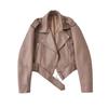2025 Autumn/Winter Retro Fashion Women's Short Motorcycle Jacket