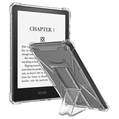 Για Amazon Kindle Paperwhite 4 (2018) Διαφανής Θήκη με Στήριγμα Στήριξης Αντικραδασμική TPU+PC Κάλυψη Tablet με Υποδοχή για Στυλό