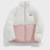 Unisex Lambskin Cotton Jacket: Stylish, Double-Sided, Plush, and Thick for Winter