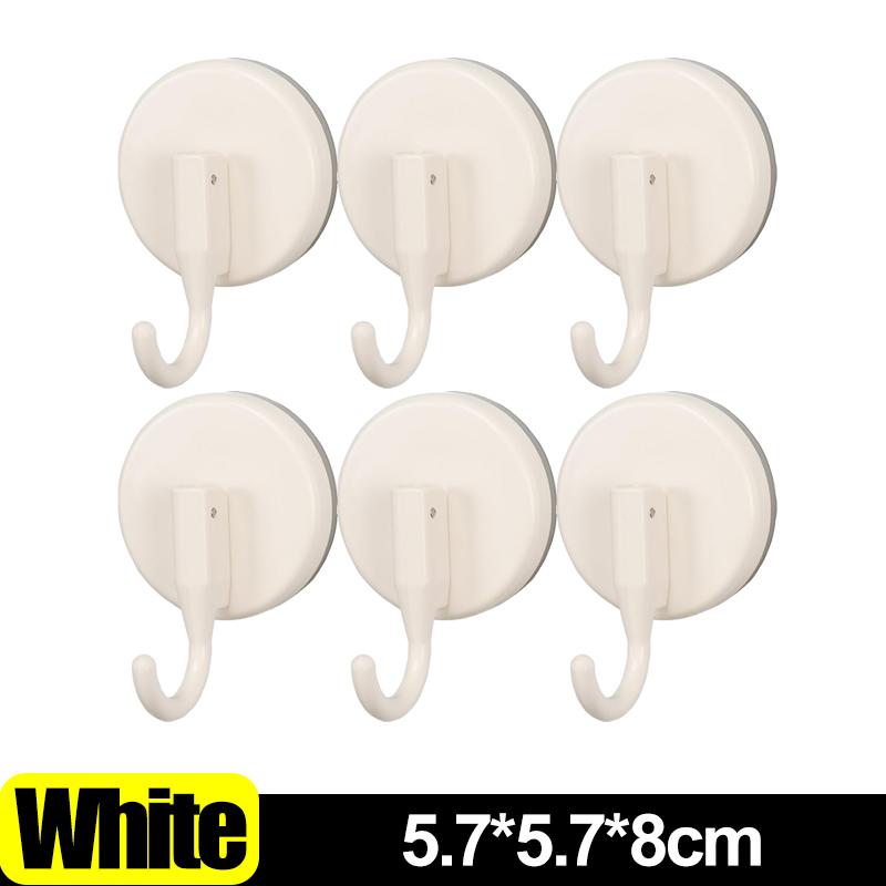 Vacuum Suction Cup Hooks Bathroom Shower Towel Robe Holder Waterproof Removable Door Wall Mounted Hooks Glass Tile Sucker Hanger